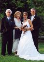  Paul and Shirley with Donna and Scott on their wedding day July 31, 2004