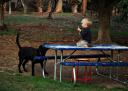  Ian can blow bubbles in safety where the dog can’t accidently get him.