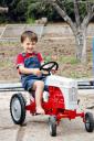  Seth on his tractor!