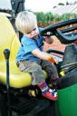  Ian had a turn driving the new John Deere tractor!