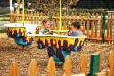  Abby gave them tickets for the “merry-go-round-spinning-swing-thing”!