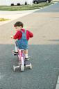  Seth first time on a bike!