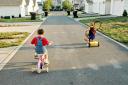  he even figured out the brakes by back peddling!