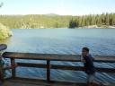  We stopped by Hume Lake on the other side of the mountain.